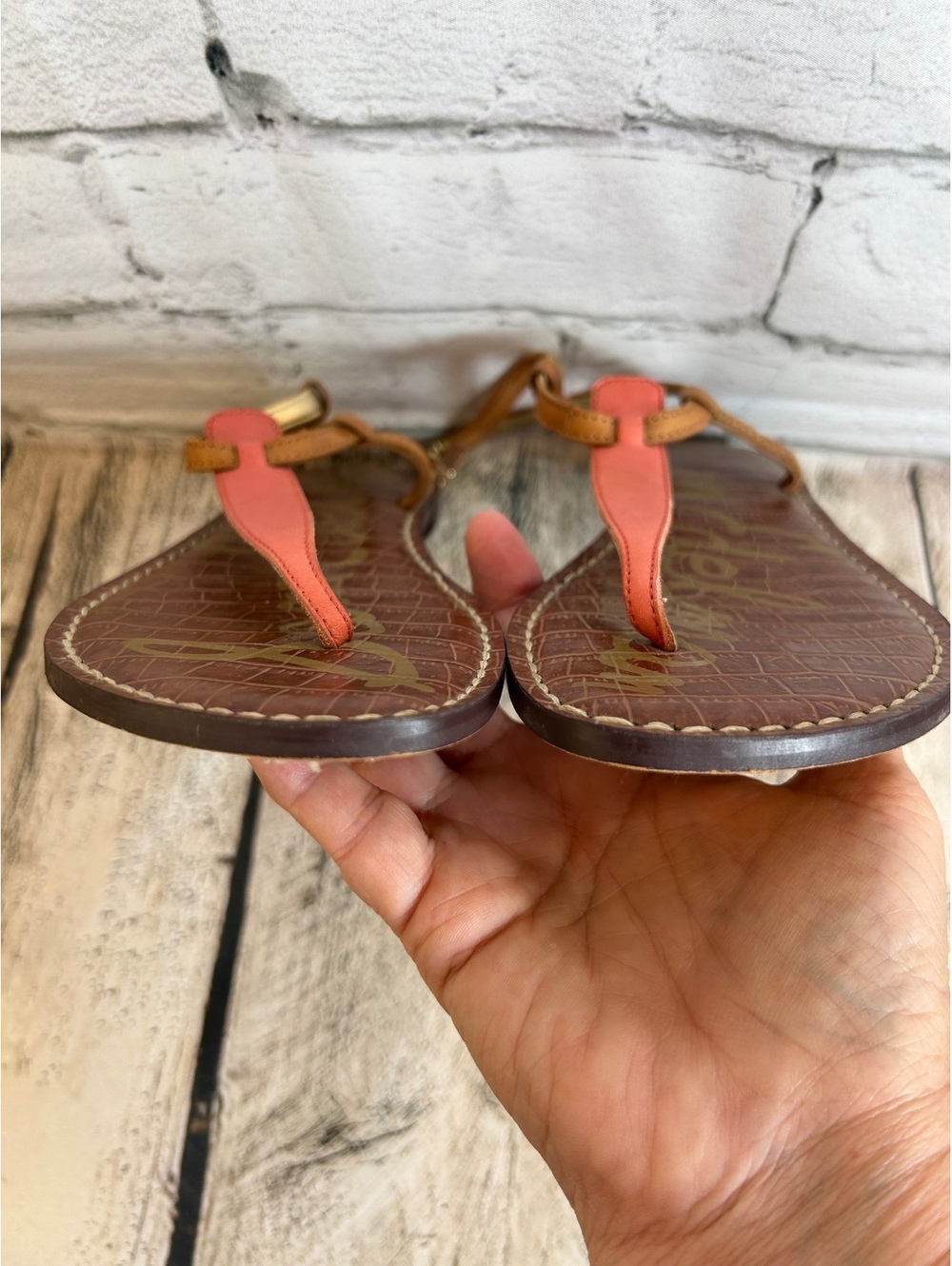 SAM EDELMAN Women’s Gigi Flat Sandals / Size: 7.5 - Picture 7 of 9